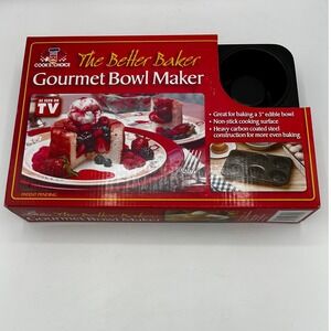 Vtg‎ Cook's Choice Better Baker Gourmet Bowl Maker Edible 3" Bowls Non-Stick NIB